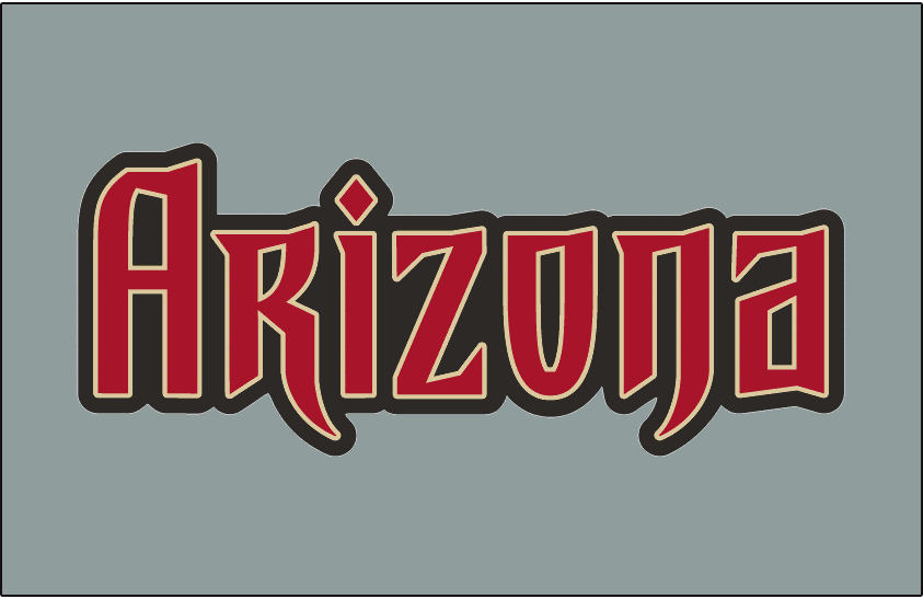 Arizona Diamondbacks 2007-2015 Jersey Logo fabric transfer version 3